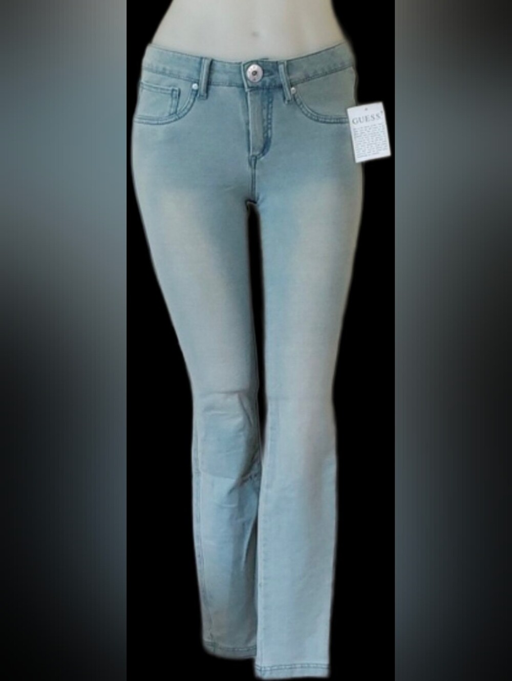 Guess Y2K Low Rise Knit Skinny Pants Small 25 26 2 NWT